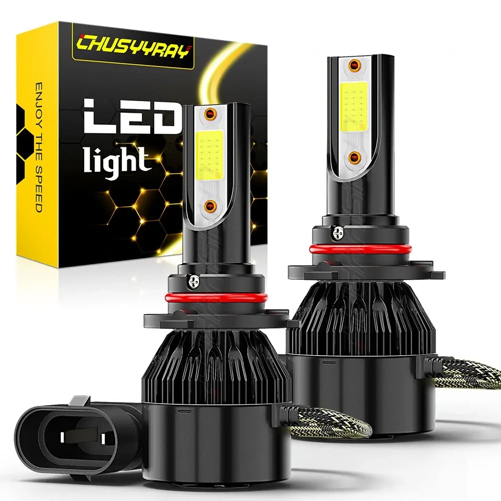 For Honda Civic 2006 2007 2008 2009 2010 2011 2012 2013 2014 2015 2016 2017 2018 2019 2020 2X 9005 HB3 LED Headlights Bulbs High Beam 6500K White Model Compatible Automotive Parts