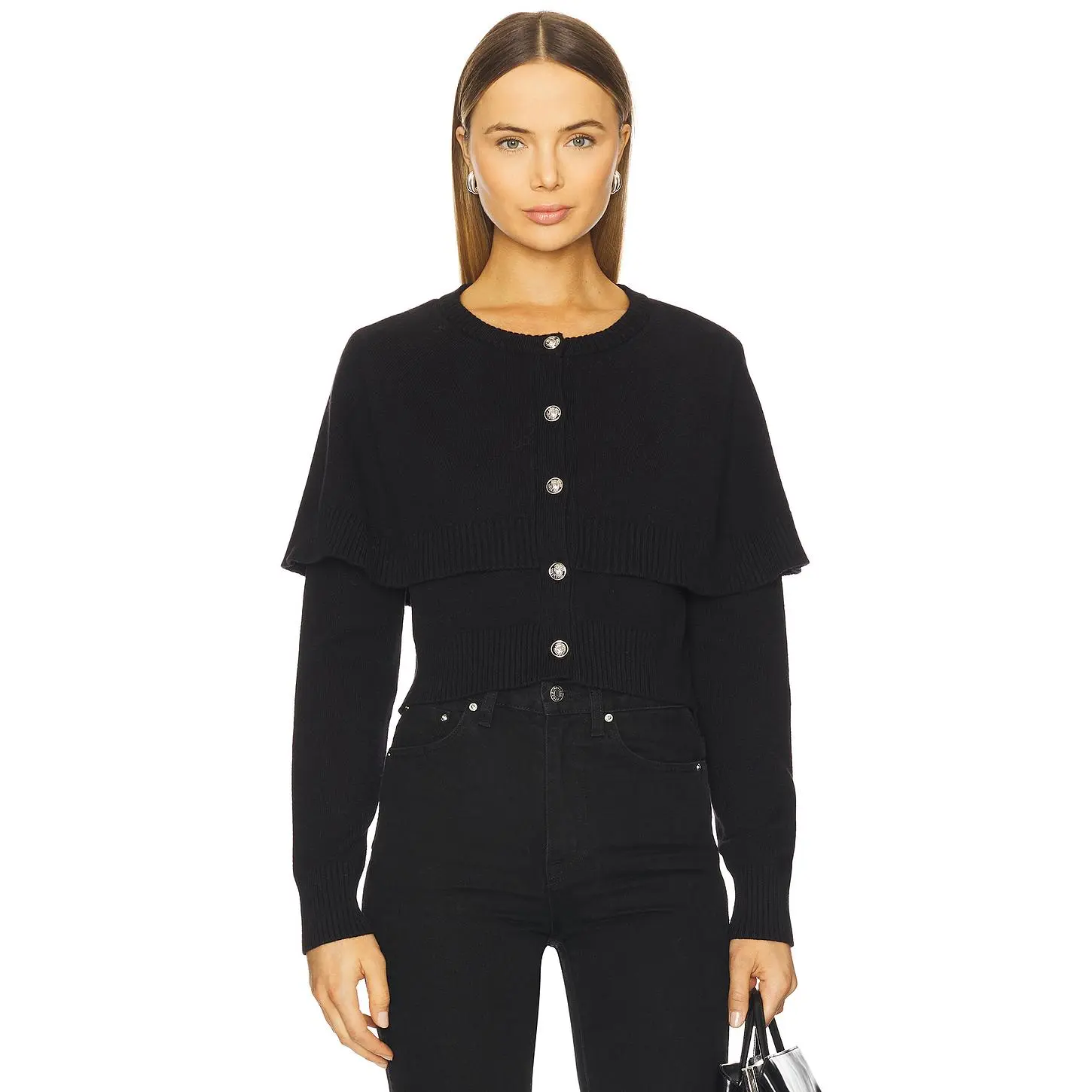Steve Madden Gisselle Cardigan in Black