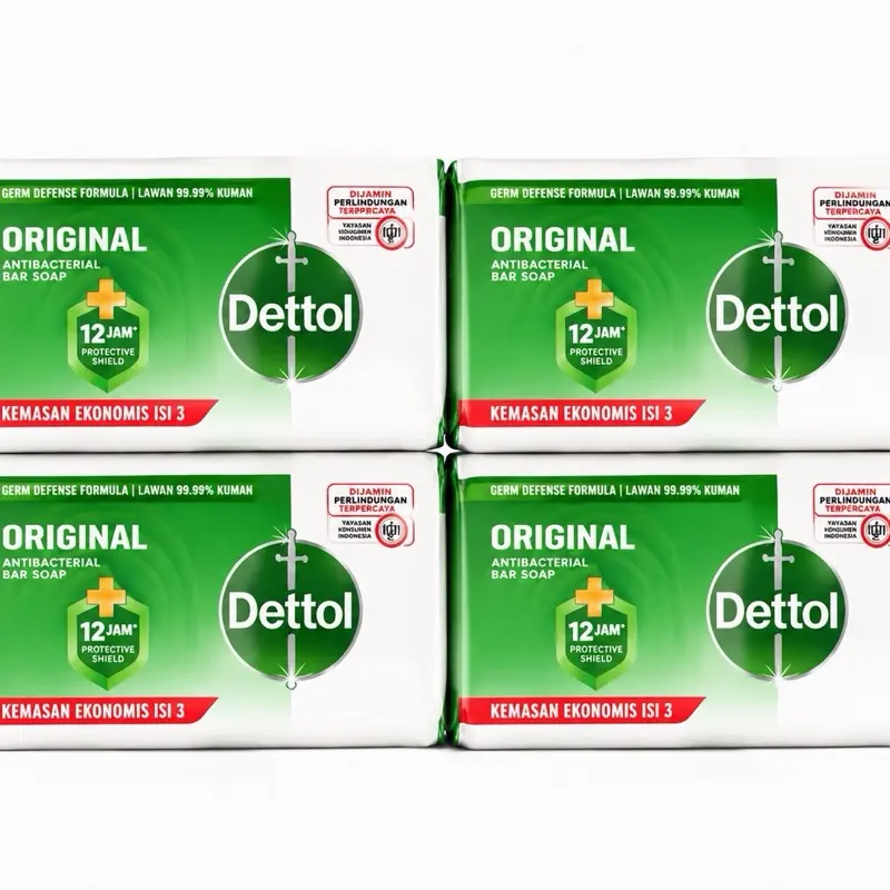 Dettol Original Antibacterial Bar Soap 100g, Pack of 12