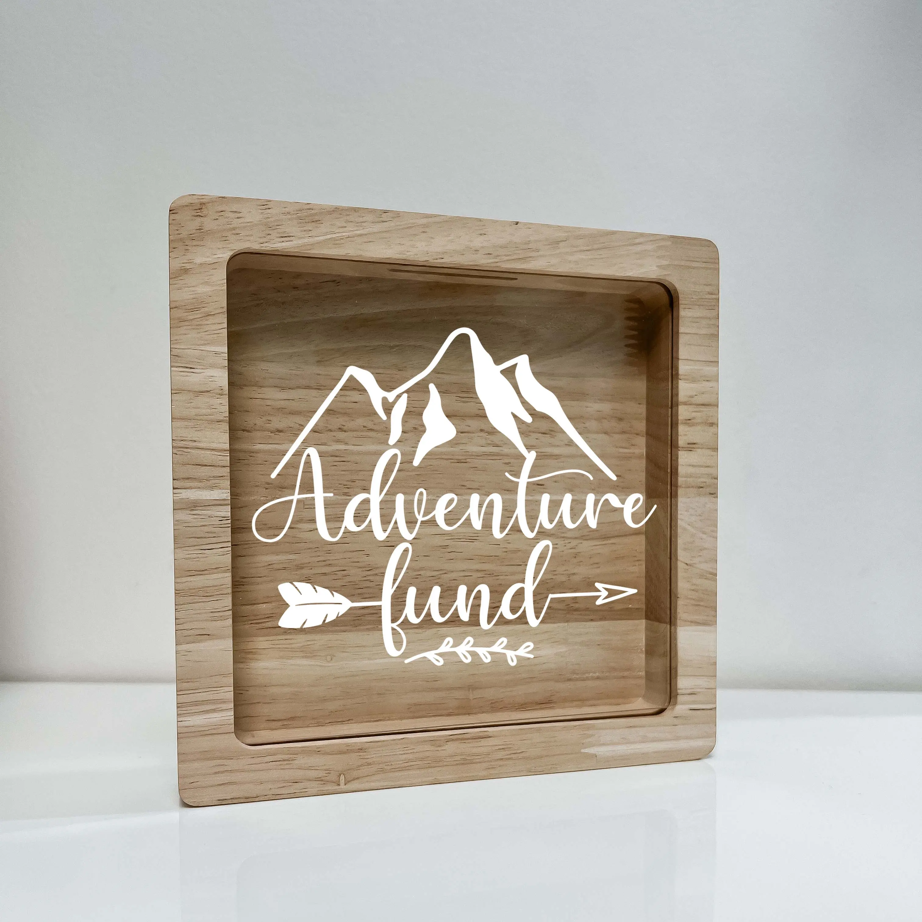 Personalized Adventure Fund Savings Bank – Custom Travel Coin Jar, Vacation Money Box, Gift for Travelers, Couples, Kids, Graduation, Retirement, Honeymoon Fund