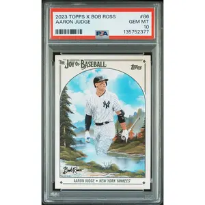 2023 Topps X Bob Ross The Joy of Baseball - Aaron Judge #86 PSA 10