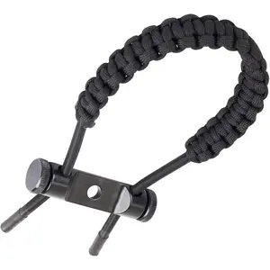 Archery Bow Sling Adjustable Wrist Sling Strap Braided Bow Sling for Compound Bow Hunting Shooting