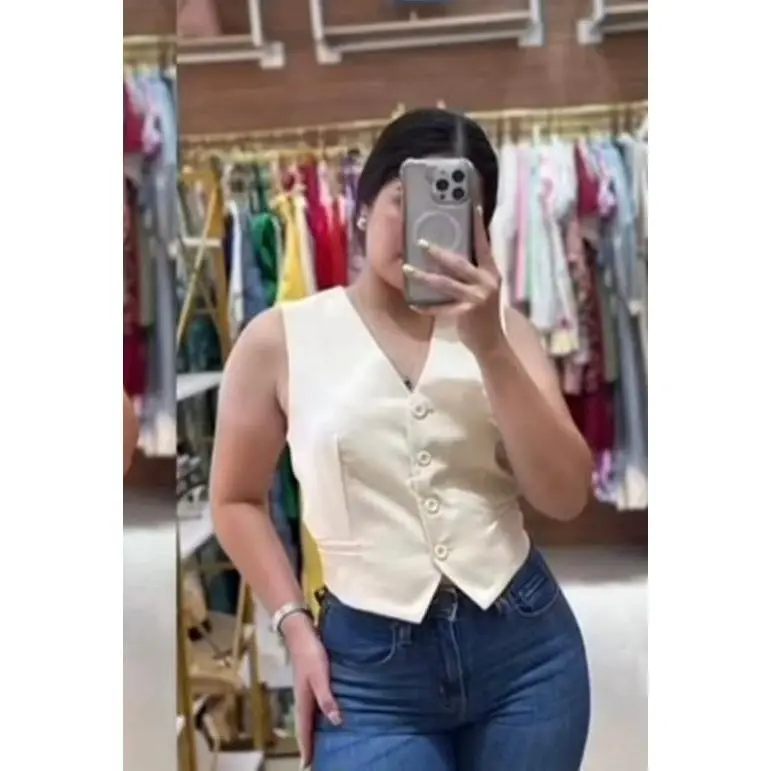 Viva Beige Luxe Vest