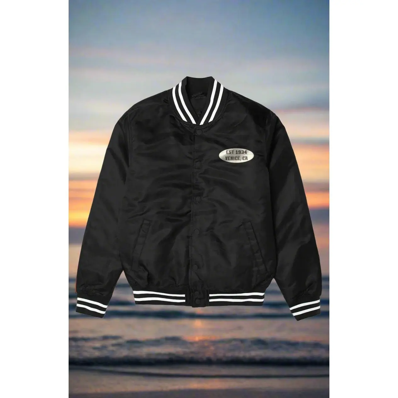 Venice Muscle Varsity Bomber Jacket