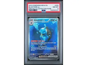 2023 Pokemon Scarlet and Violet 151 Special Illustration Rare Blastoise Ex #200 PSA 8