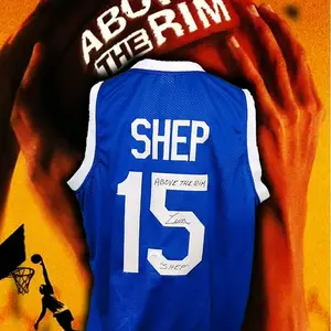Leon Autographed Above the Rim Basketball Jersey JSA COA Hologram