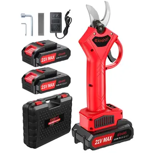 Electric Pruning Shears, Upgraded 1.4'' Cutting Diameter Powerful Brushless Motor Cordless Pruning Shears with 2PCS Rechargeable Batteries for Gardening Tree Branch