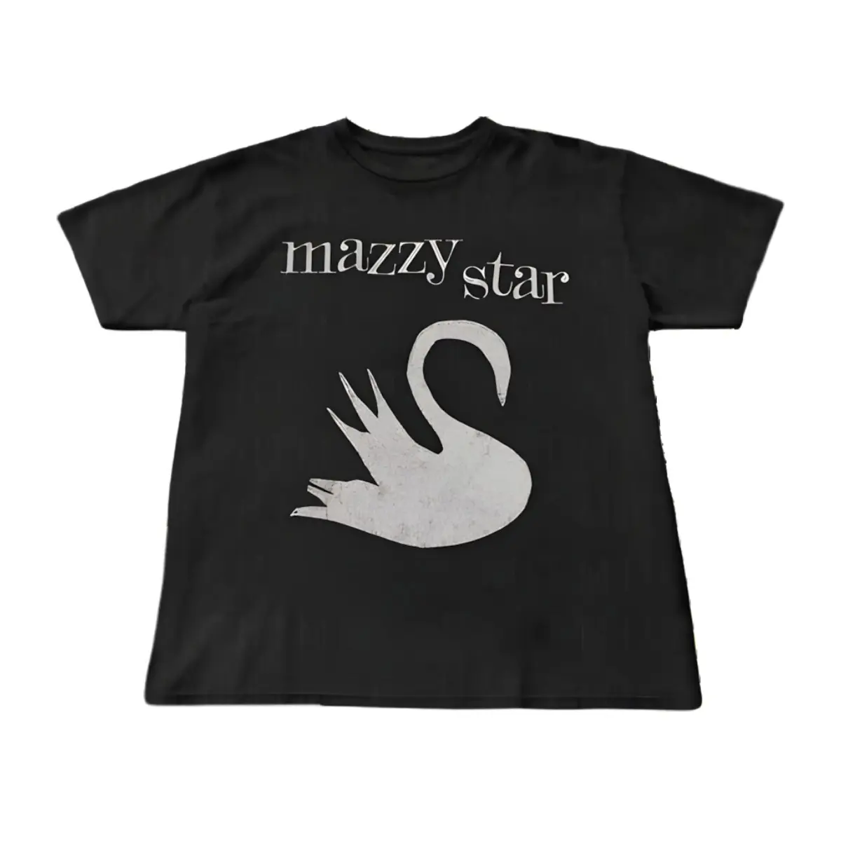 Unisex Cotton 90s Vintage Mazzy Star Band Tee - Comfy Shortsleeve Alternative Rock Grunge Top, Retro Music Lover Concert Apparel, Everyday Fit Throwback Gift Idea, Fabric, Breathable, Piece, Round Neck, Casual