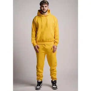 Yellow Heavy Blend Fleece SweatSuit