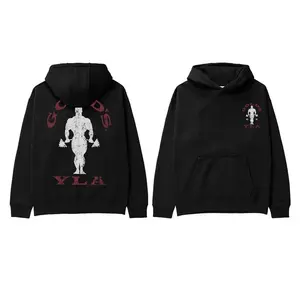 Vintage Gold's YLA Hoodie, Men's Bodybuilding Graphic Sweatshirt, Retro Workout Pump Cover, Gym Streetwear Apparel, Fitness Training Top