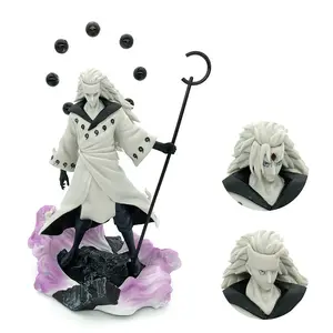 new 10.5 in Anime Naruto Action Figure Uchiha Madara Figurine PVC Statue Collec