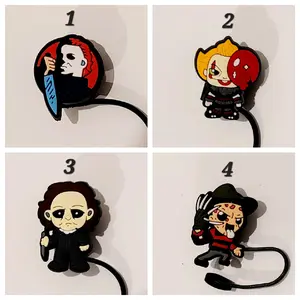 Halloween Horror Ghost Straw Topper Halloween Horror Ghost Straw Topper
