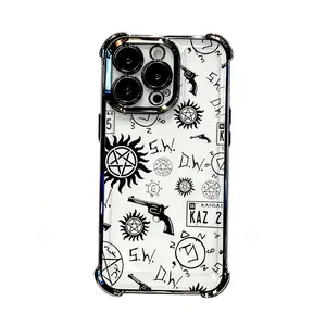 TV Series S-Supernatural Phone Case Compatible with for iPhone 17, 16, 15, 14, 13, 12, 11 Pro Air Plus ProMax and Samsung S26-S22 Plus shock-absorbing phone cases, fashionable gift.