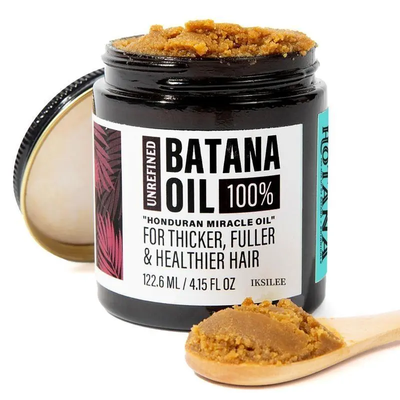 Hotana 100% Unrefined Batana Oil fromHonduras-Fuller, Thicker Hair for Women &Men, Silky Conditioning, Frizz Control &Color Care