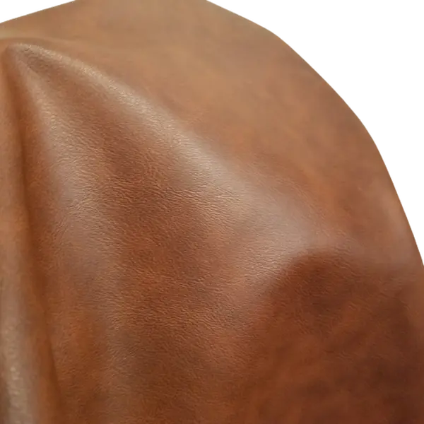 Cognac Brown 2 tone Faux Vegan leather
