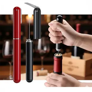 Portable Corkscrew Opener: Ergonomic, Non-Slip & Easy twist Design for Kitchen, Camping, Bar, Home Bar Accessories | anti-Break Cork Puller, Effortless Wine bottle opener tool for Home & outdoor Use