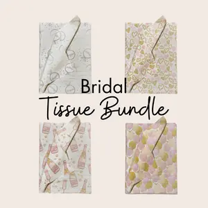 Bridal Tissue Paper Variety Pack for Gift Bags
