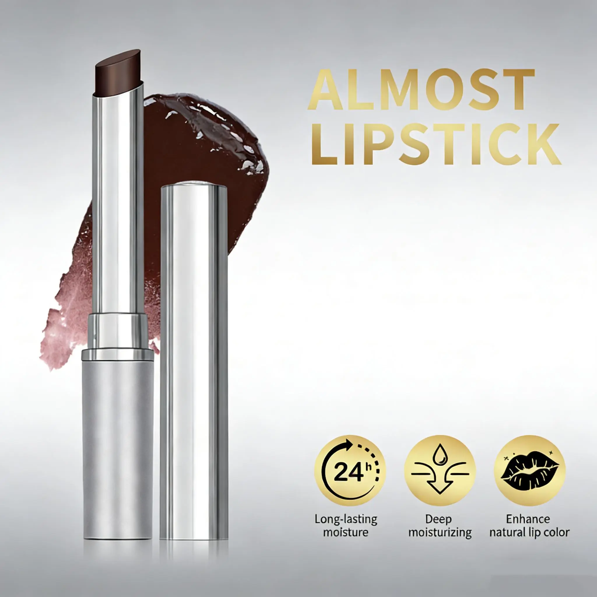 Sheer Lipstick Set, 3-Piece Hydrating Beauty Products in Berry, Pink & Nude - Moisturizing Formula for a Silky, Natural Finish, Makeup, Multi-Pack