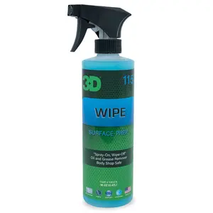 3D Wipe Ceramic Coating Surface Prep - Removes Excess Oils from Paint & Glass Prior to Ceramic Coating Application 1 Gallon