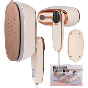 Handheld Corded Garment Steamer - 1500W, 20s Fast Heating, 28x6cm Large Ironing Panel, 17 Steam Vents, 8 Fabric Modes, 260mL Tank, Compact Form for Home & Travel