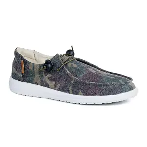 Kayak - Army Green Camo Canvas Shoes - Corkys