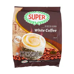 SUPER Singapore 3-in-1 Classic Rich Roast White Coffee 15 Sachets - Authentic Ipoh Style Instant Coffee