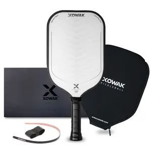 Xowak Pro Pearl Pickleball Paddle | 13mm Lightweight T700 Carbon Fiber Edgeless Paddle with TPE Protector | Pickleball Racket Designed for Spin, Control, Power | Anti-Slip Grip | 7.8 Oz