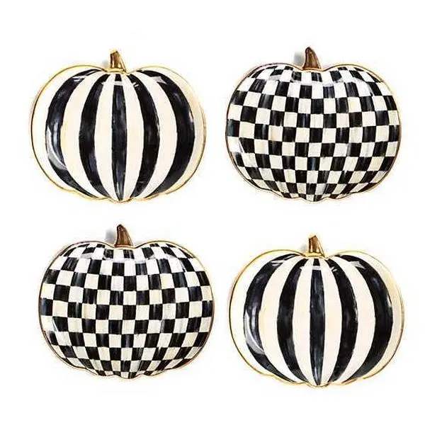 Halloween Pumpkin Plates