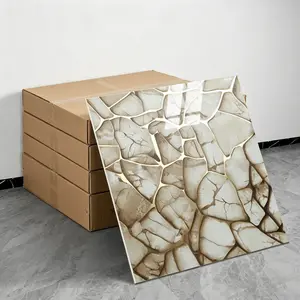 Self-Adhesive Marble Pattern Decorative Wallpaper, 36/50 Sheets, 30x30cm, 2mm Thick, Waterproof, Faux Marble Finish, Kitchen & Bathroom Wall Decor, No Glue Needed