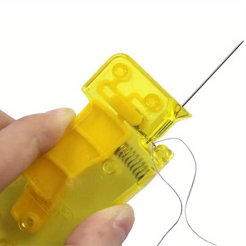 Automatic Needle Threader Quick Needle Threader Tool Self-Thread Guide Sewing Needle Device for DIY Sewing Accessories