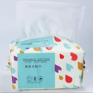 100 Sheets Disposable Face Towels, Soft Pearl Texture Daily Cleansing Cotton Wipes, White Thickened Pull-Out Facial Tissues, Gentle & Non-Shedding, Wet/dry Use