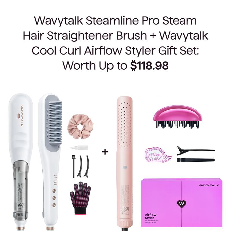 Wavytalk Mystery Bundle for Coarse Hair - Specially Curated Taming Tools for Thick and Unruly Hair