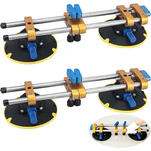 6 Inch Granite Seam Setter Tool, 2-Pack - Countertop Slab Lifter & Leveling System for Quartz, Marble, Natural Stone