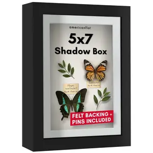 Shadow Box Keepsake Frame with Mat | Silhouette Collection