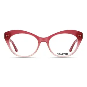 Velvet Eyewear Women's Bio-Based Eco-Friendly Glasses Style Minnie in Gradient Red