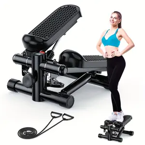 1 Piece Fitness Mini Treadmill, for Exercise, Vertical Climber, Exercise Stepper, Home Exercise Equipment with Resistance Band, for Full Body Exercise, 330 Lbs Load Capacity