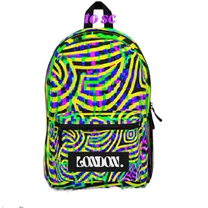 Backpacks 60’ and 70’s pop art and psychedelic designs from London.