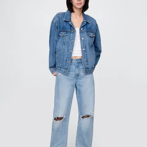 Gap Women's High Rise Barrel Jeans