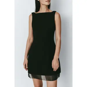 Yvette Boatneck Mini Dress