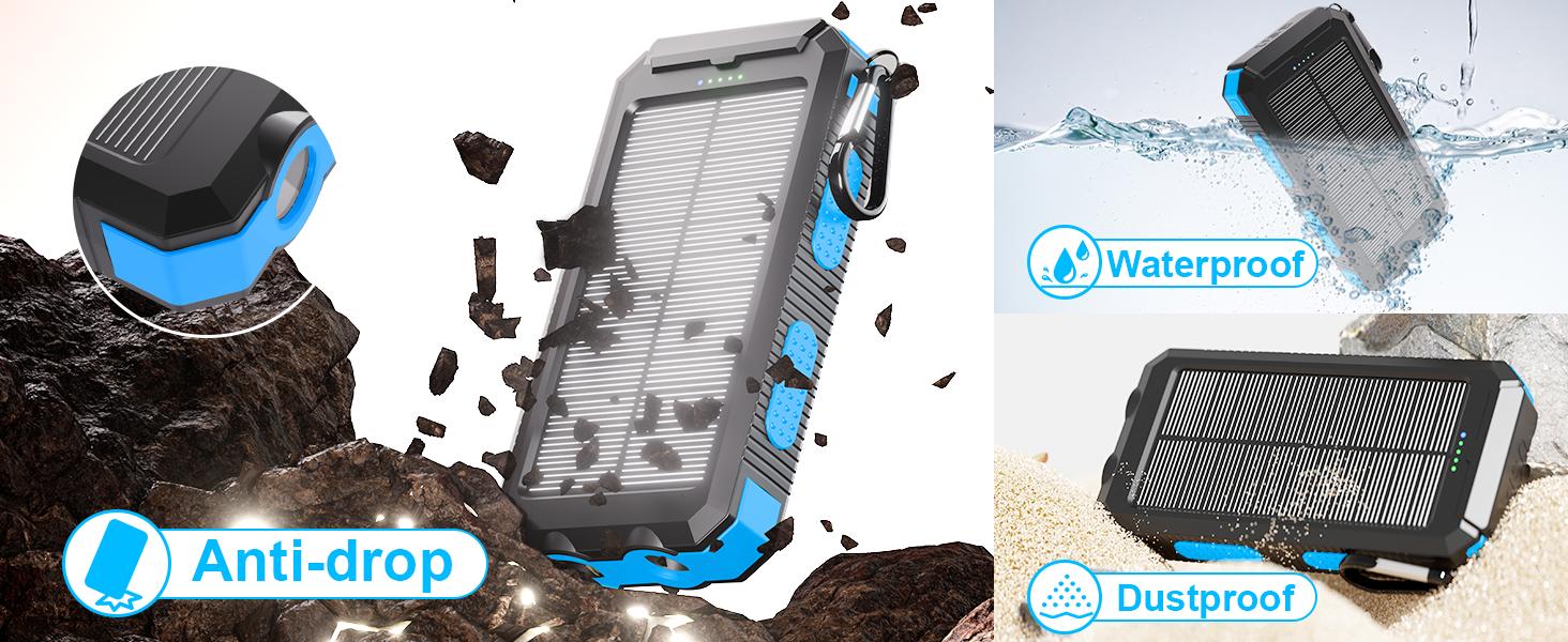 Solar Charger Power Bank 20000mAh, Portable Charger, 4 Cables 3 Ports Fast Charging External Battery Pack with USB C for Cell Phones, Solar Panel Charger with Dual Flashlight for Camping power bank power bank charger battery power bank Waterproof Compass, Solar Charger Power Bank 20000mAh, Portable Charger, 4 Cables 3 Ports Fast Charging External Battery Pack with USB C for Cell Phones, Solar Panel Charger with Dual Flashlight for Camping power bank power bank charger battery power bank Waterproof Compass,