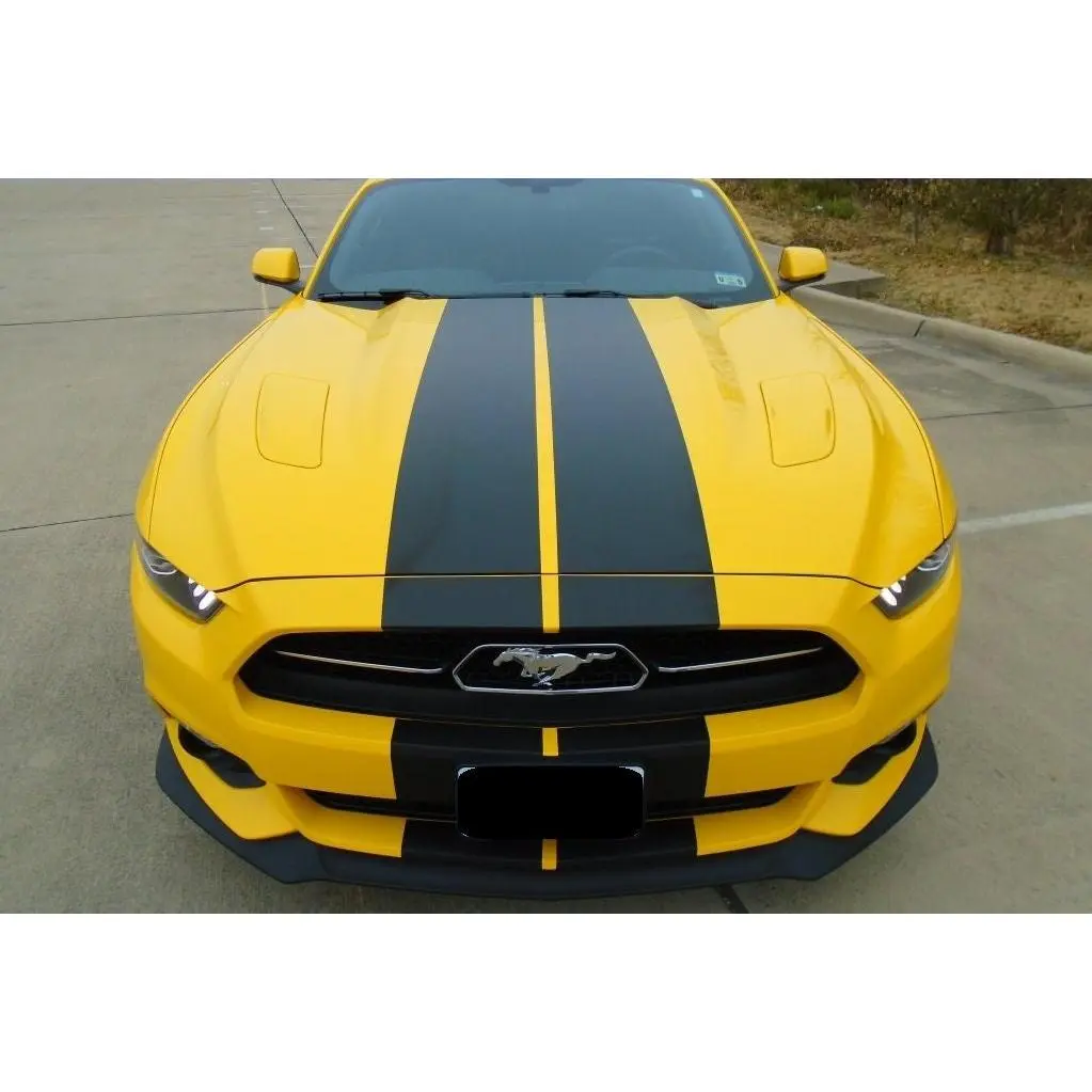 10" PLAIN Rally Stripes FIT All Model 2015 - UP Mustang including Gt Lx GT500 GT350 EcoBosst