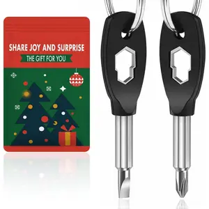 Stocking Stuffers for Men,  6-in-1   Bit with Flathead and Phillips, Slotted and Hex Wrench Cool Gadgets, Christmas Gifts for Mens