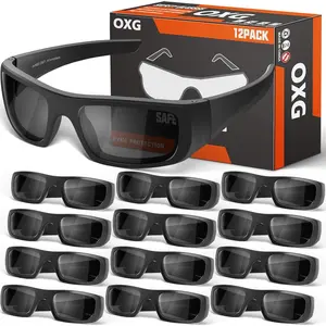 Safety Glasses Protective Eyewear Men Women, ANSI Z87.1 Work Glasses Scratch Impact Resistant for Industrial Shooting