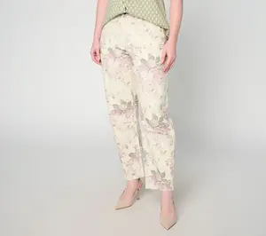 Me by Jennie Garth Petite Repreve Floral Print Jeans- Color