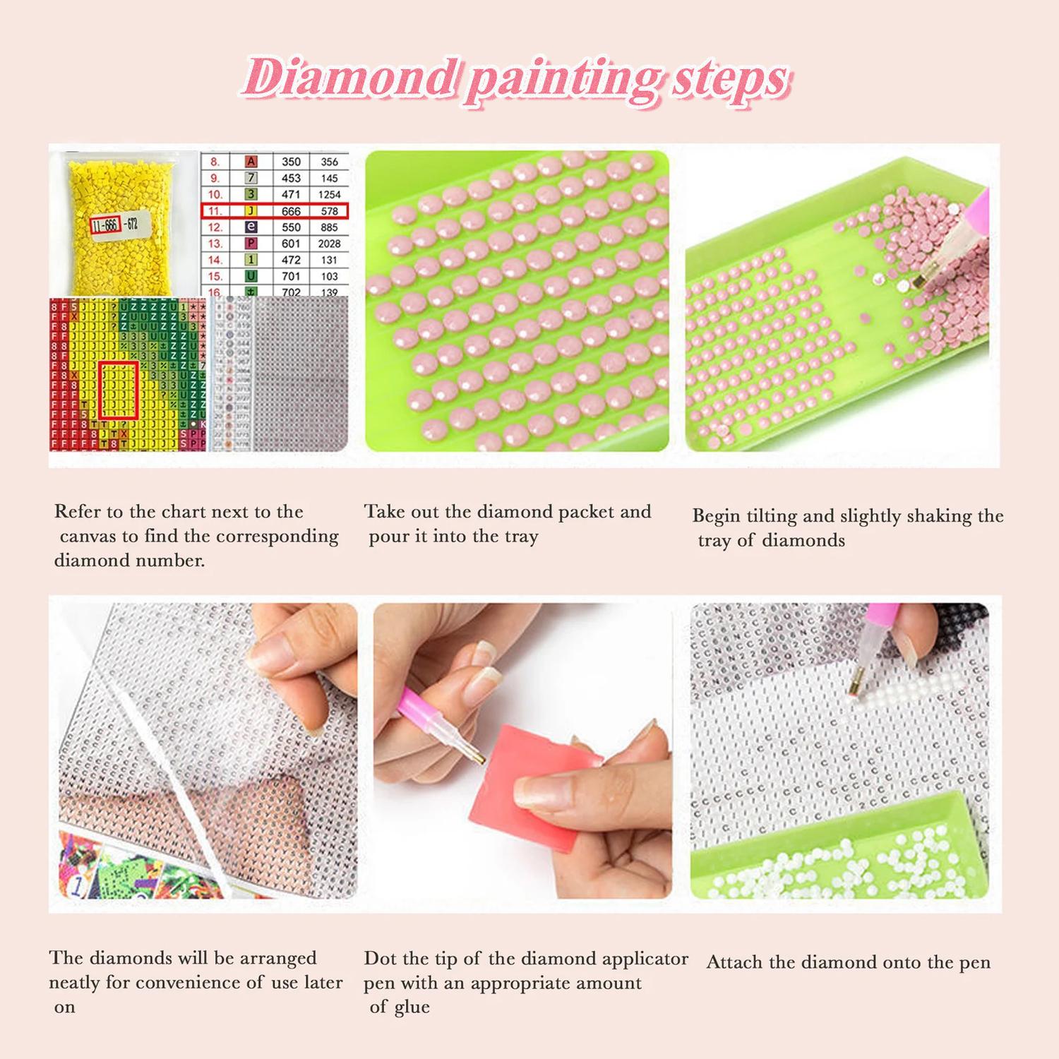 Custom Photo Diamond Painting Kit - Personalized DIY Art Gift for Family, Pets & Couples