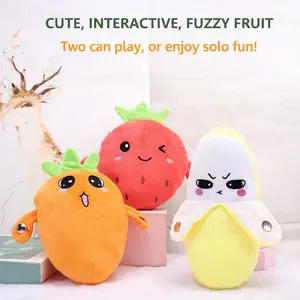 Cute Sound-Activated Banana Plush Toy Interactive Toy for Kids 3+ Soft Plush Toy for Children