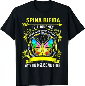 Spina Bifida is a journey I never planed T-Shirt - Folusoal Shop 71B08S8PPRPJ