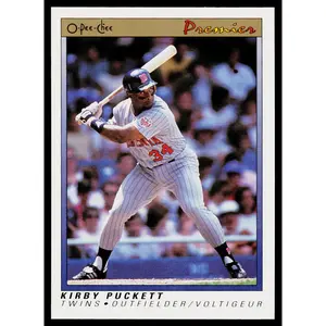 Kirby Puckett 1991 O-Pee-Chee Premier #96 Minnesota Twins