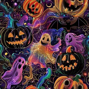 Halloween Themed Motifs Diamond Arts Colorful Painting Kit Without Frame, DIY 5D Diamond Arts Colorful Painting Kit, Wall Art Decor for Home Living Room Bedroom
