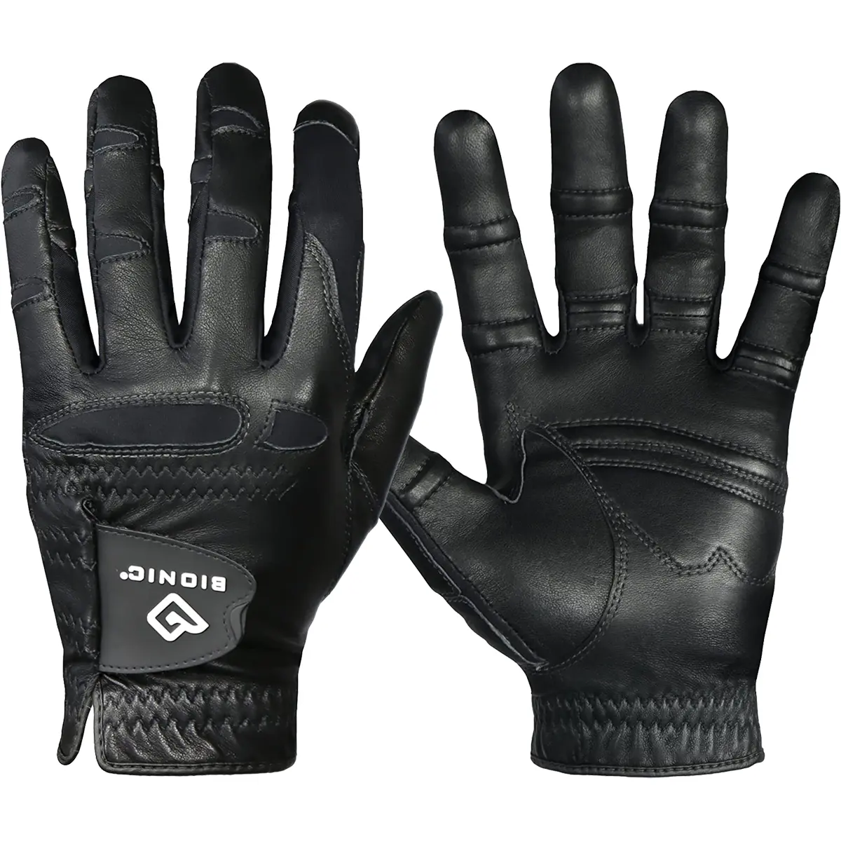 Bionic Men's Cadet Left Hand Stable Grip 2.0 Expansion Zone Golf Glove - Black